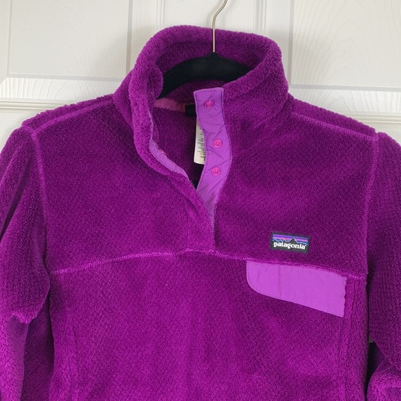 Patagonia purple re tool snap pullover sz xs - Picture 4 of 6